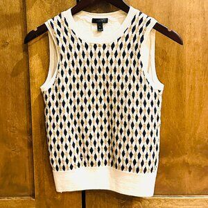 J.CREW KNIT SWEATER VEST MEDIUM